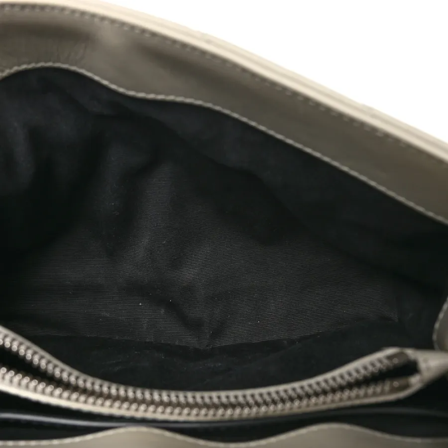 Saint Laurent Small Loulou Chain Satchel Crema Soft Y-Quilted Monogram Calfskin Leather Gold Hardware