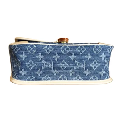 Louis Vuitton Diane Giant Monogram Empreinte Denim Canvas Gold Hardware