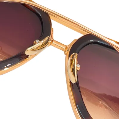 Valentino square frame glasses leopard/black/black gold/purple black/purple silver/white color Size 64口5-145