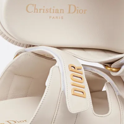 Dior white thick bottom Slippers