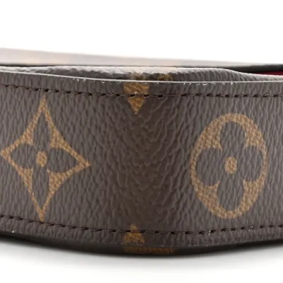 Louis Vuitton Pochette Felicie Chain Wallet PM Monogram Canvas Gold Hardware