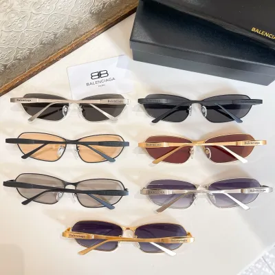 Balenciaga glasses grey black/tawny black/black/rust/silver/purple silver/purple gold color Size 66口17-135