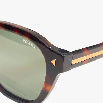 Prada Wayfarer glasses leopard/black/grey brown/leopard orange/blue/ivory color Size 52口24-142