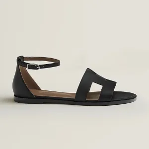 HERMES Santorini black Sandal