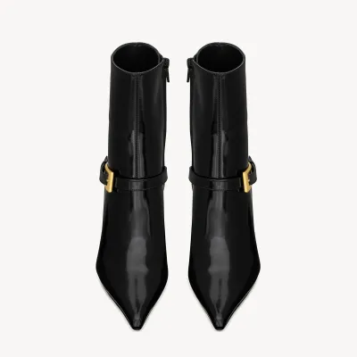 Yves Saint Laurent Mirror leather ankle boots