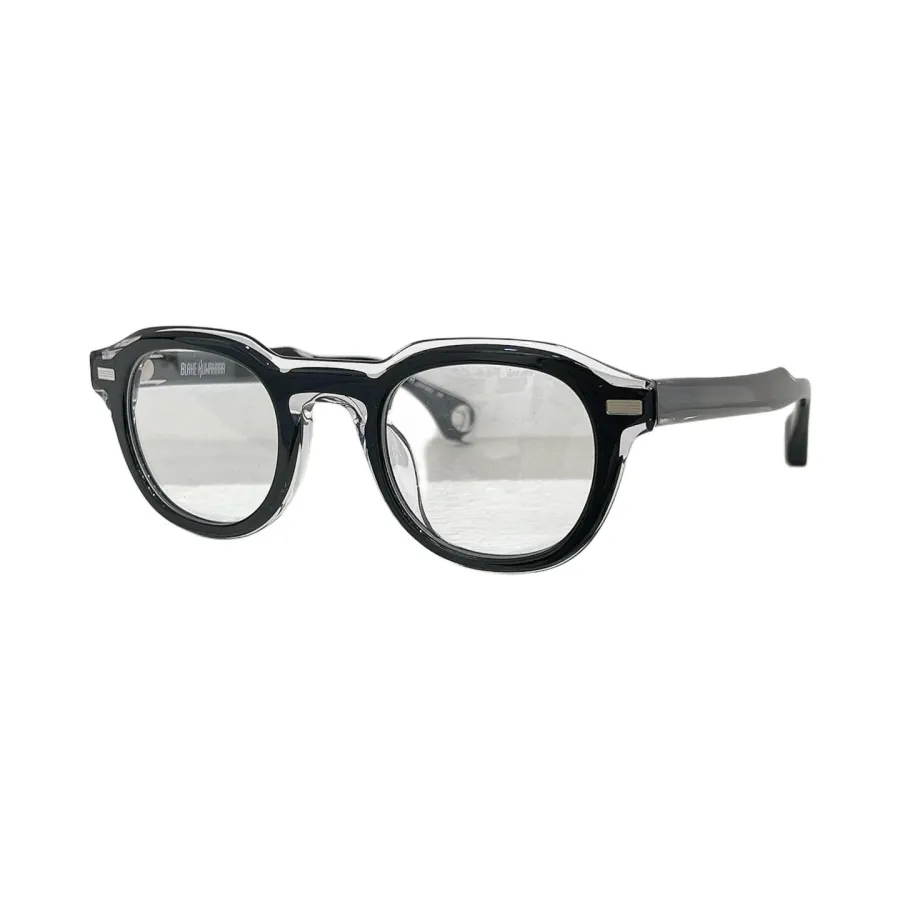 Fendi round frame glasses blue/black/transparent black/eggplant/green/grey/leopard/brown leopard color Size 46口25-145