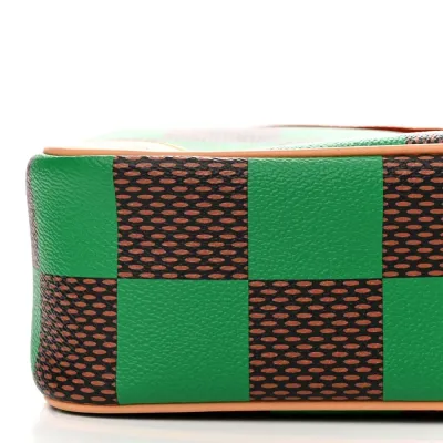 Louis Vuitton Chess Messenger PM Green Damier Pop Canvas Aged Gold Hardware