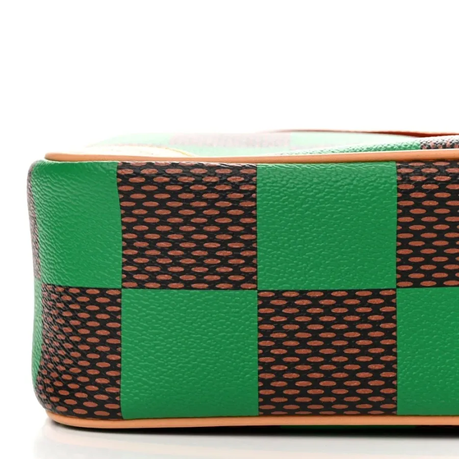 Louis Vuitton Chess Messenger PM Green Damier Pop Canvas Aged Gold Hardware