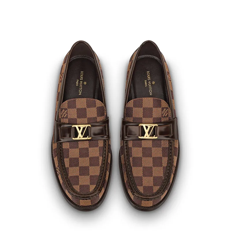 Louis Vuitton men's leather shoes Loafers