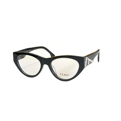Fendi Cat Eye glasses silver/gold/black silver/black gold/leopard/brown leopard/rust/eggplant color Size 55口19-140