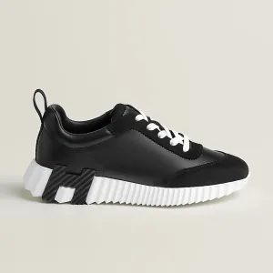 HERMES Black Sneakers Bouncing Sports Shoes