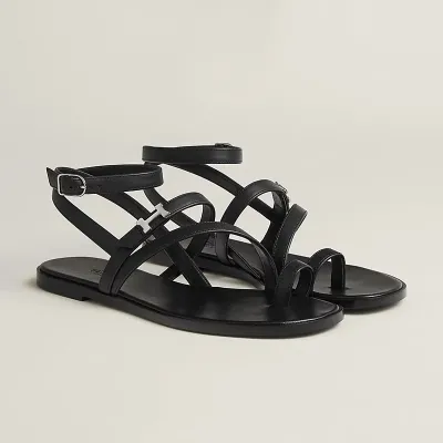 HERMES Harmonie black Sandal