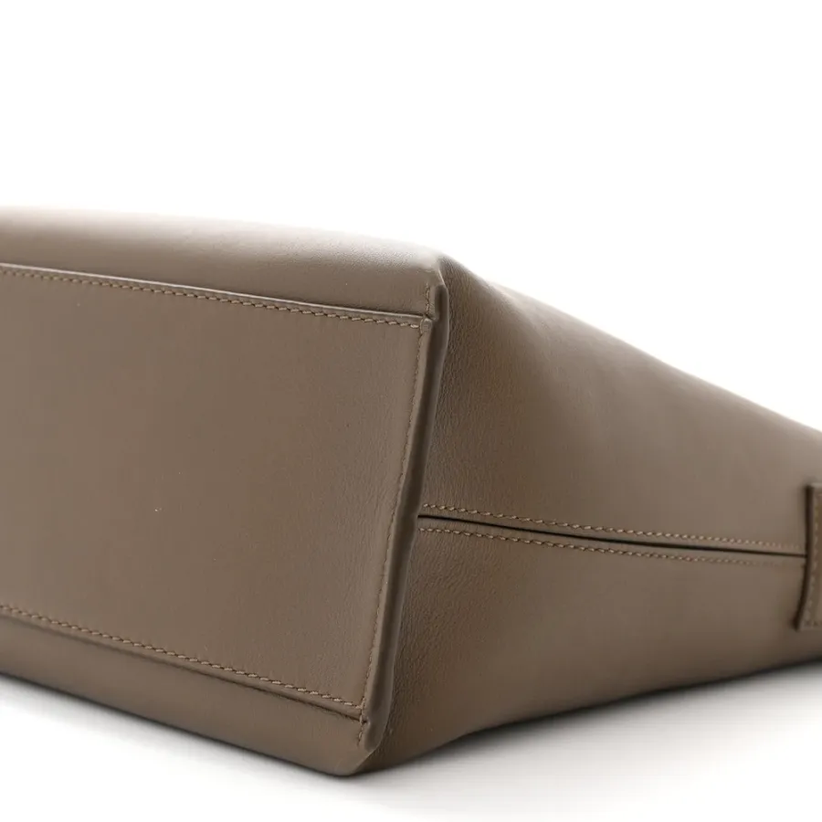 Loewe Cubi Crossbody Bag Small Winter Brown Jacquard Supple Smooth Calfskin Leather