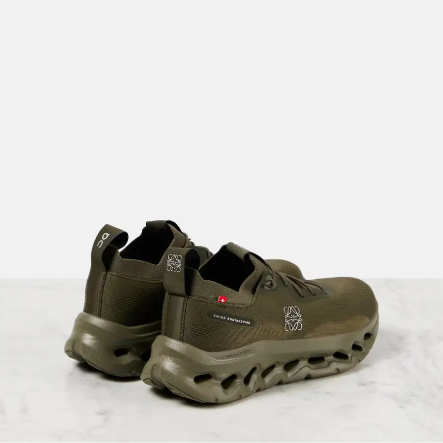 LOEWE Army green sneakers