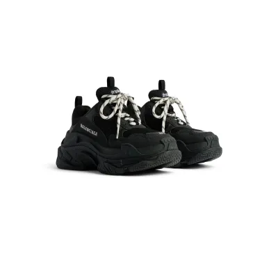 BALENCIAGA TRIPLE S Black Sneakers