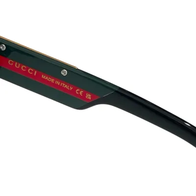 Gucci square frame glasses black brown/black green/green/black white/grey color Size 54口19-145