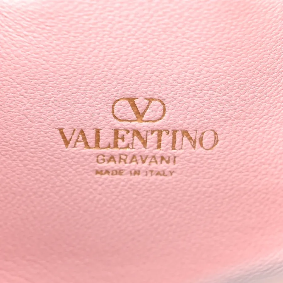 Valentino Garavani Mini VLogo Signature Bucket Bag Water Lilac Nappa Leather Gold Hardware