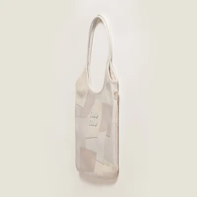 Miu Miu IVY Calfskin Leather Suede splicing Hobo white Tote Bags