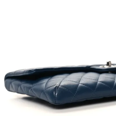 Explore Medium Navy Quilted Designer Clutch
