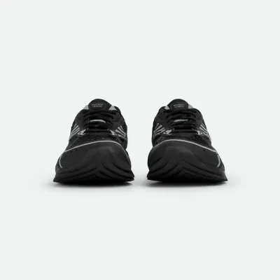 Bottega Veneta Orbit Sneakers In Black Technical Fabric And Mesh Lace-Up Sneaker