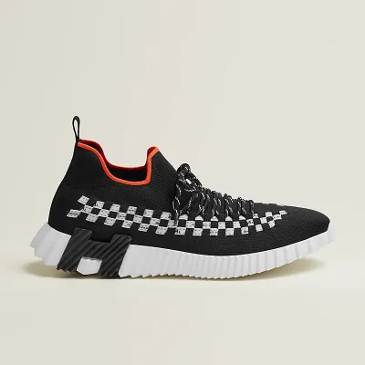 HERMES Flex Sneakers Black Sports Shoes