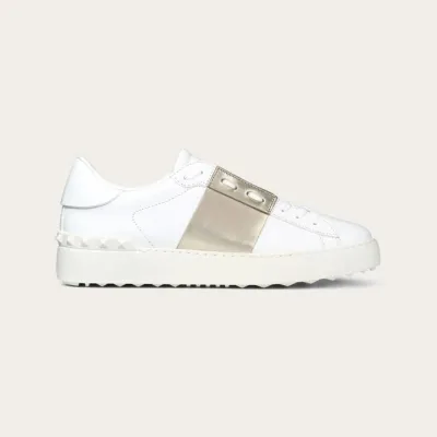 VALENTINO Women's metallic lace sneakers