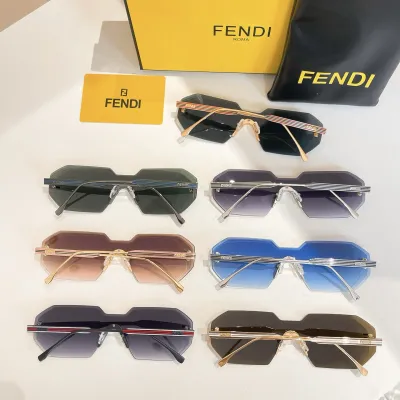 Fendi glasses blue/green/brown/purple black/purple silver/black gold/rust color Size 56口18-145