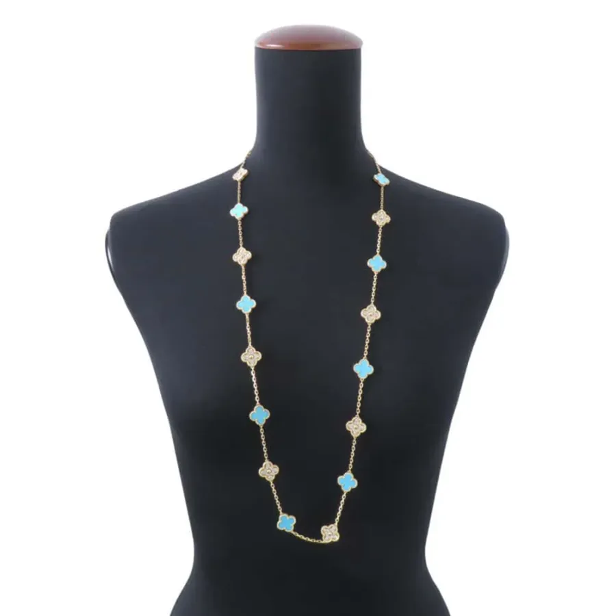 Van Cleef & Arpels Vintage Alhambra Long Necklace 20 motifs