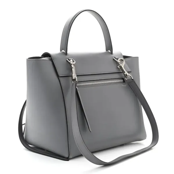 Celine Mini Belt Bag Storm Smooth Calfskin Leather Gold Hardware - Image 3