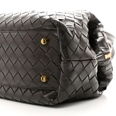 Bottega Veneta Small Intrecciato Bauletto Fondant Nappa Leather