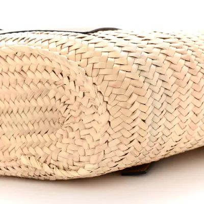 Loewe Basket Tote Bag Small Natural/Tan Raffia