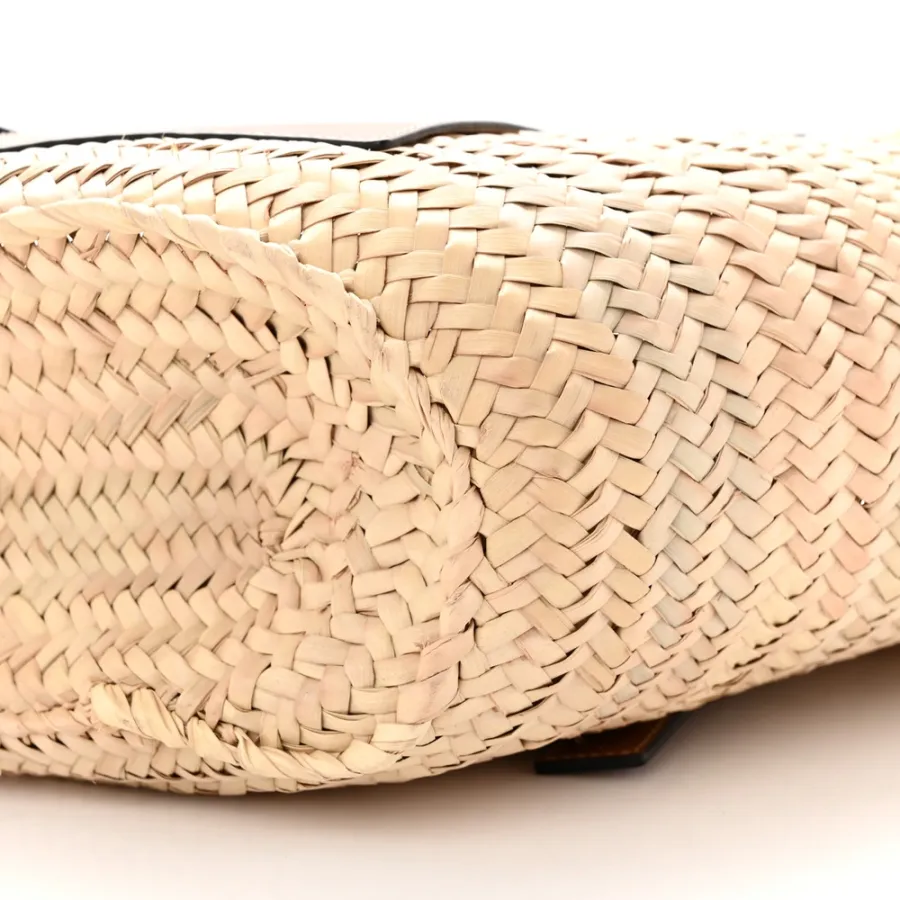 Loewe Basket Tote Bag Small Natural/Tan Raffia