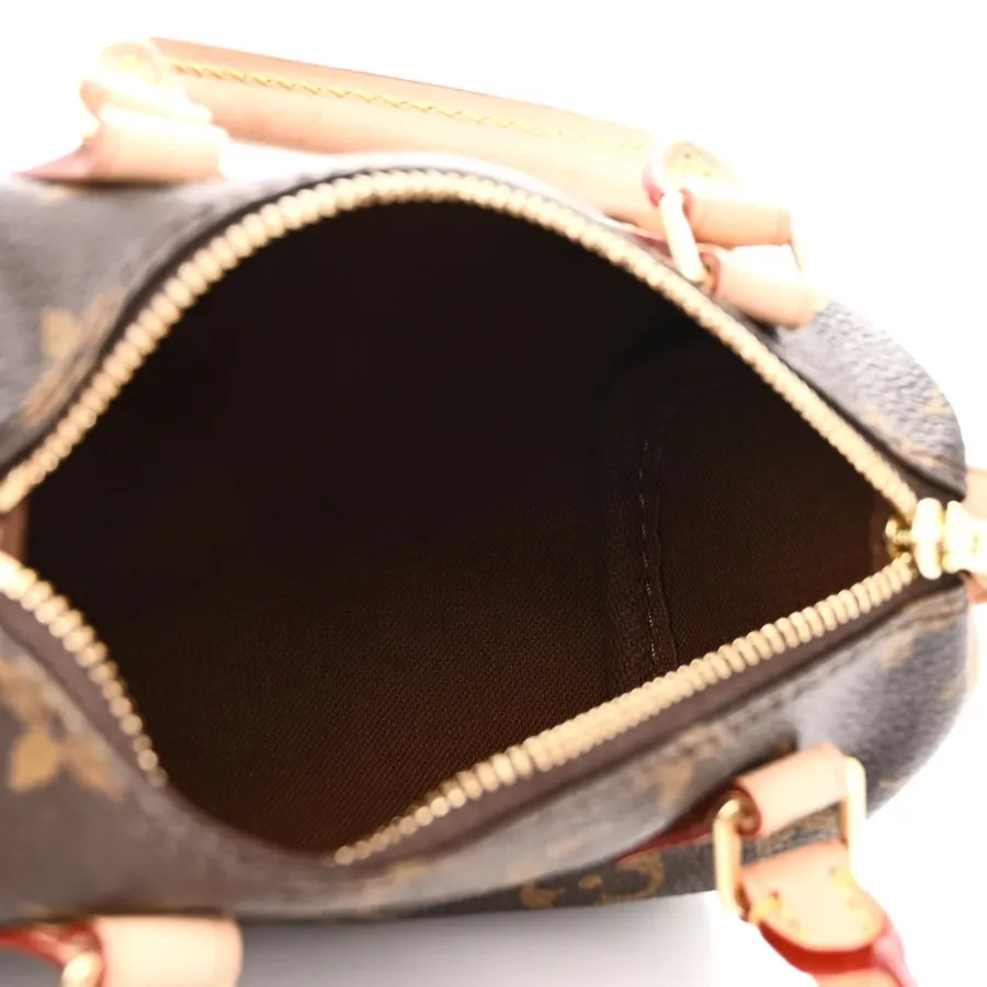 Louis Vuitton Mini Sac HL Speedy Monogram Canvas Brass Hardware