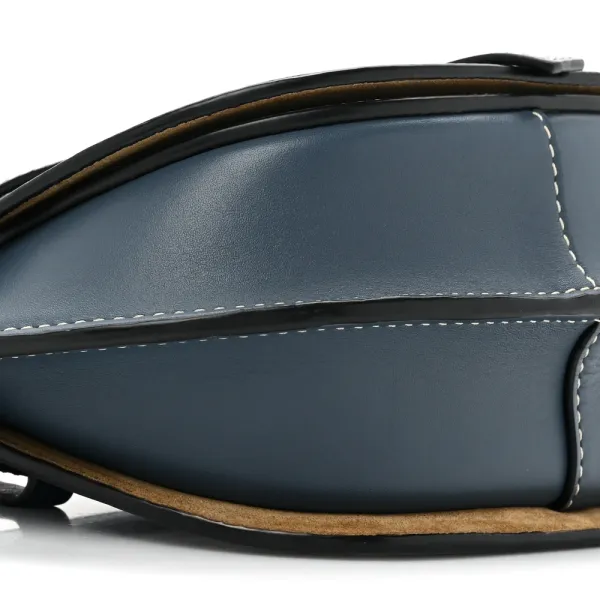 Loewe Gate Belt Bag Mini Steel Blue Calfskin Leather - Image 5