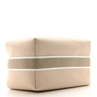 Hermès Bride-à-Brac Pouch Large Natural Canvas