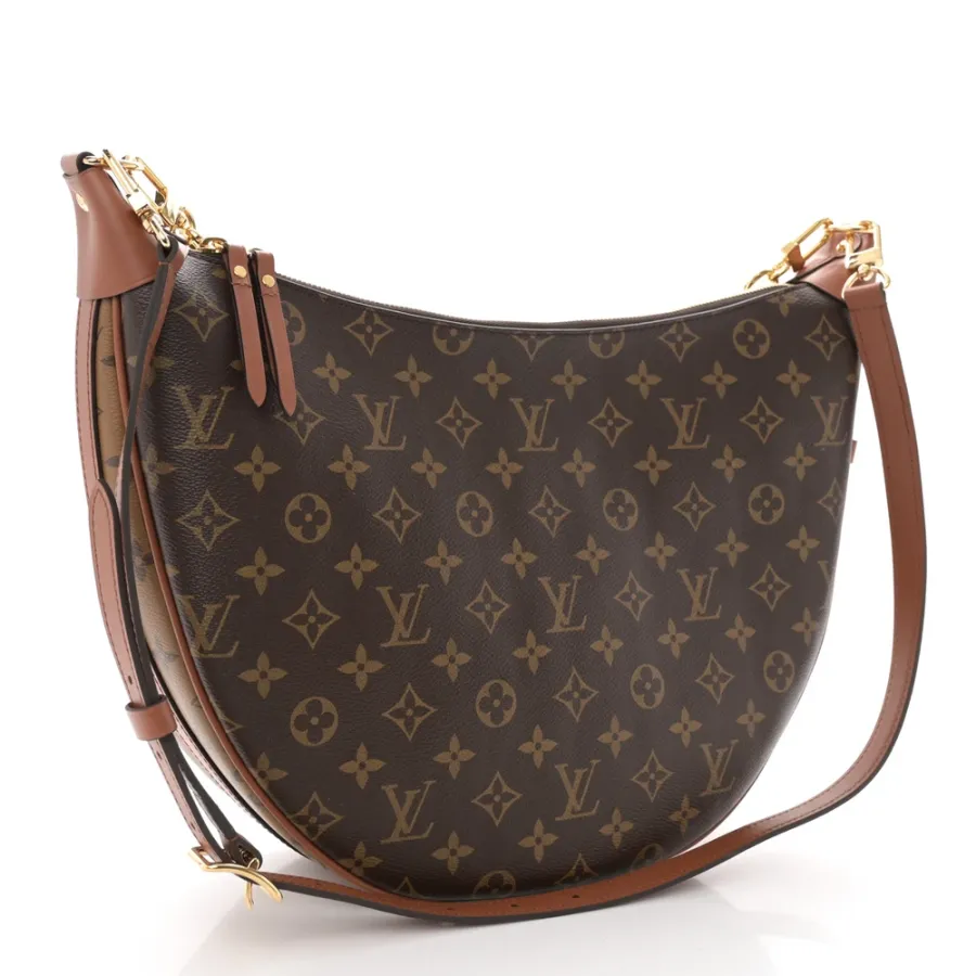 Louis Vuitton Loop Hobo Reverse Monogram Canvas Gold Hardware