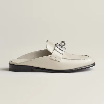 HERMES Iota Mule white Slippers