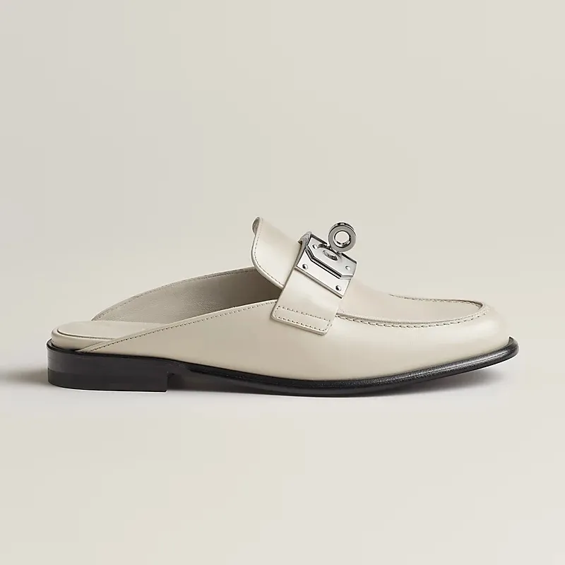 HERMES Iota Mule white Slippers