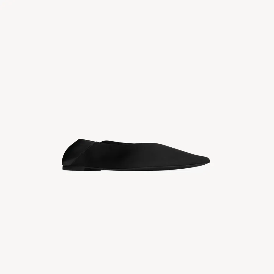 Yves Saint Laurent Crepe satin slippers Flat shoes