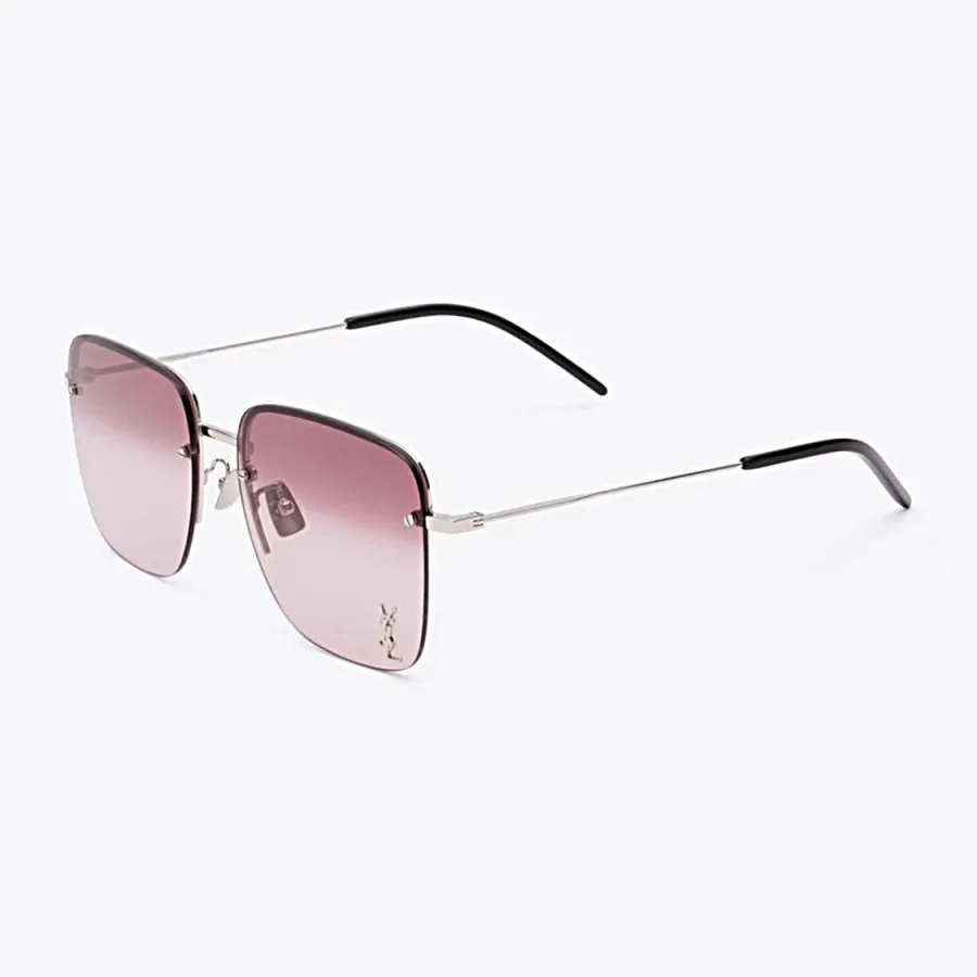 Saint Laurent square frame glasses black/tawny/red color Size 54-17-140