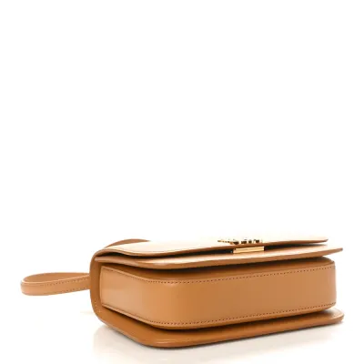 Loewe Goya Bag Mini Warm Desert Silk Calfskin Leather Gold Hardware