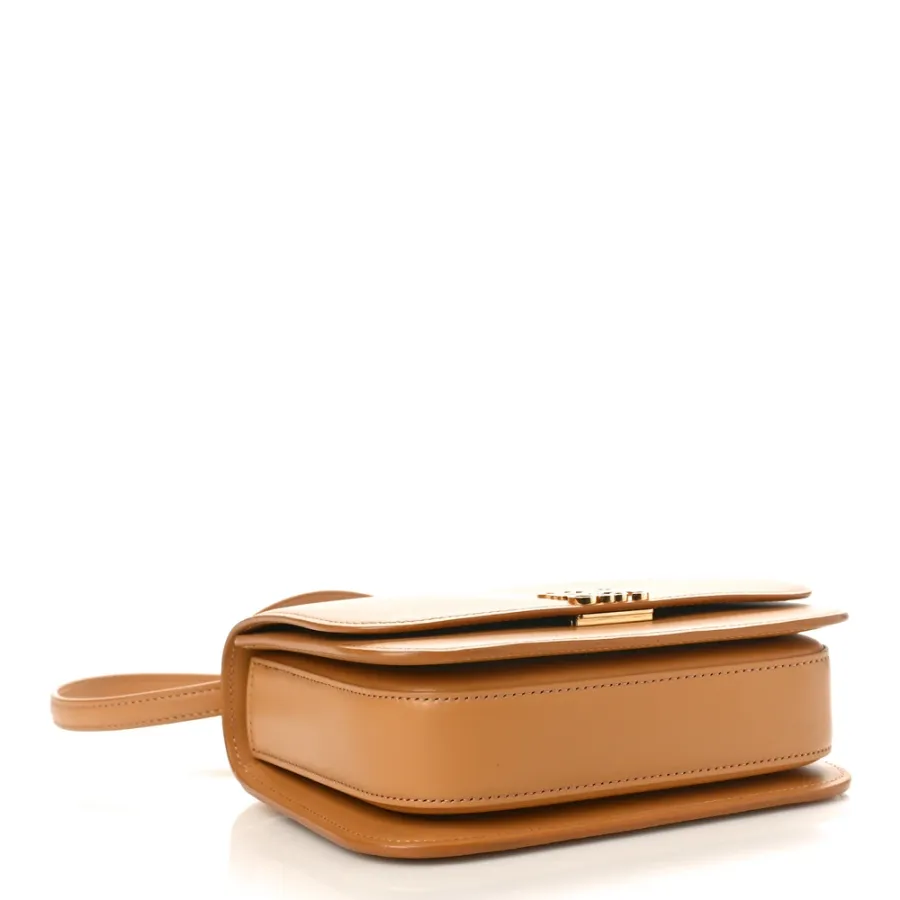 Loewe Goya Bag Mini Warm Desert Silk Calfskin Leather Gold Hardware