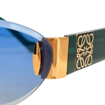 Loewe glasses blue/black/eggplant/leopard brown/purple white color Size 65口15-140