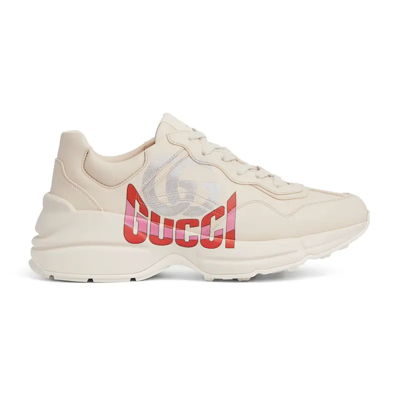 Gucci Rhyton série tênis esportivos femininos Sneakers