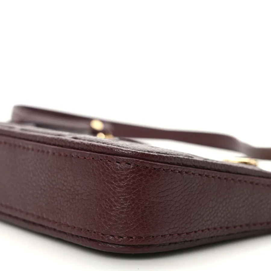 Louis Vuitton Easy Pouch on Strap PM Wine Empreinte Leather