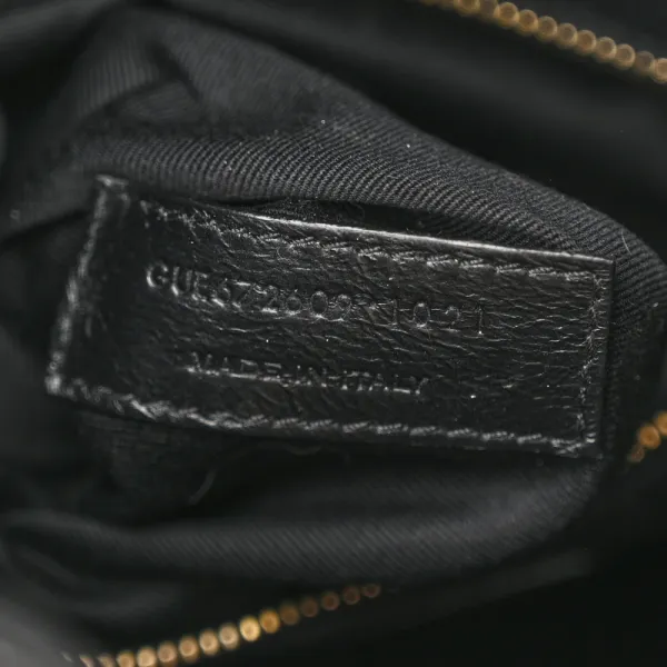 Saint Laurent Medium Joe Backpack Black Monogram Lambskin Matelasse Leather Gold Hardware - Image 10