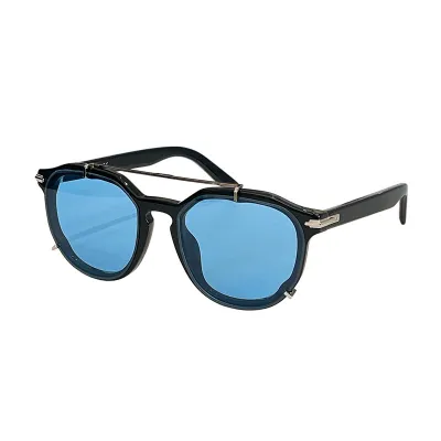 DIOR glasses blue orange/black red/black silver/black blue/white color Size 53口21-145