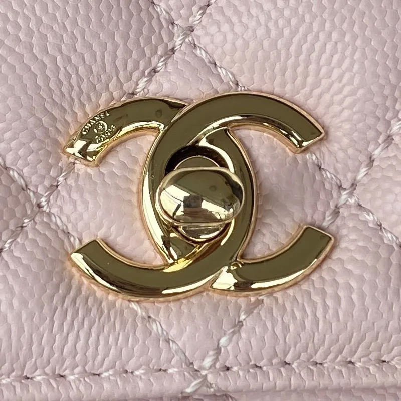 Chanel Coco Handle Light Pink  / White / Khaki / Orange 23cm Top-Handle Bags Crossbody Bags