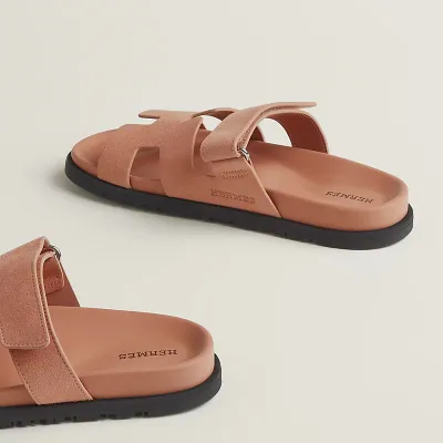 HERMES Chypre orange  Slippers