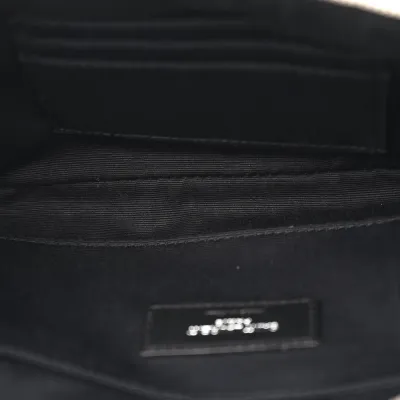 Saint Laurent Small Belt Bag Black Classic Canvas